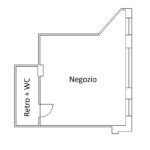 Planimetria negozio progetto